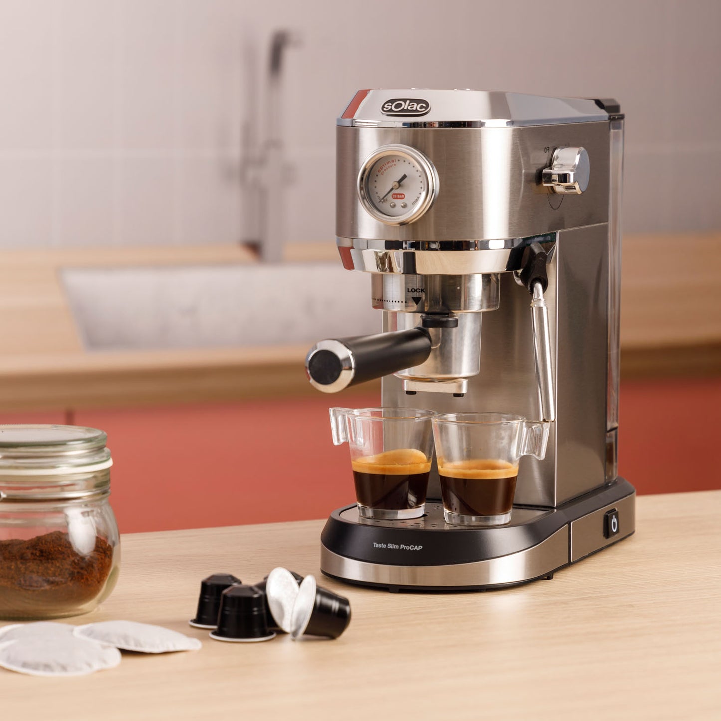 Cafetera Espresso Taste Slim ProCap