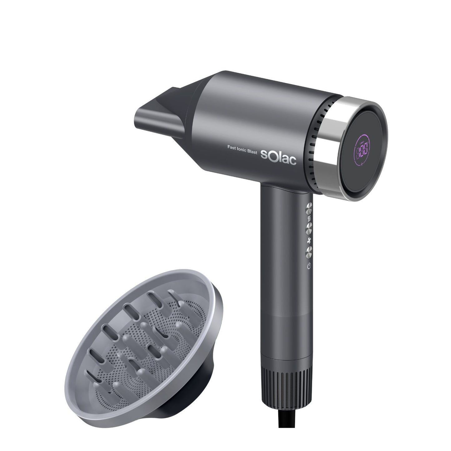 Secador de cabelo rápido iônico