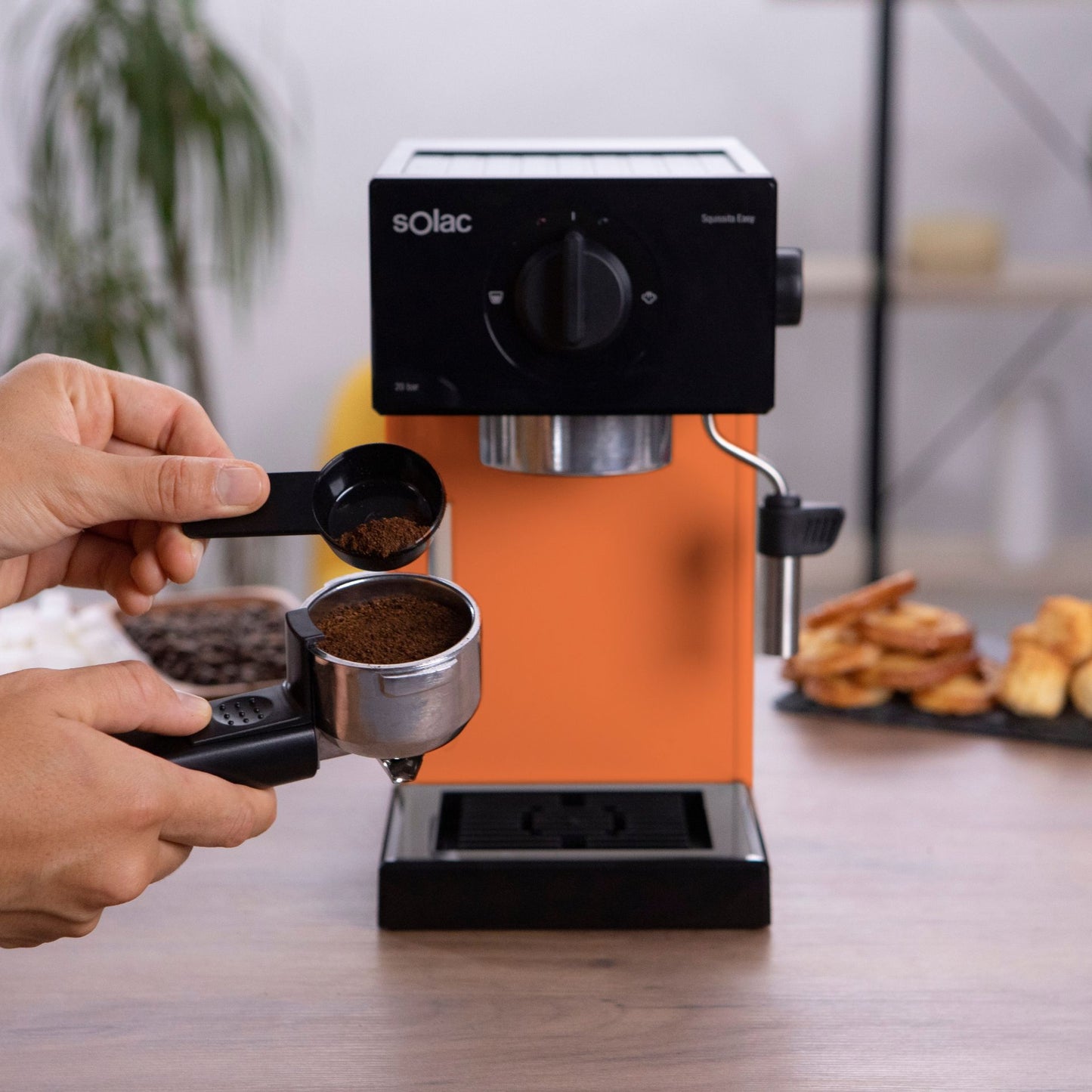Cafetera Espresso Squissita Easy Orange