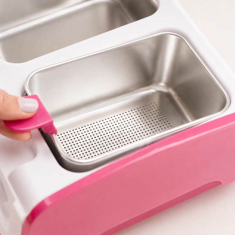 Filtro metálico para reutilizar la cera