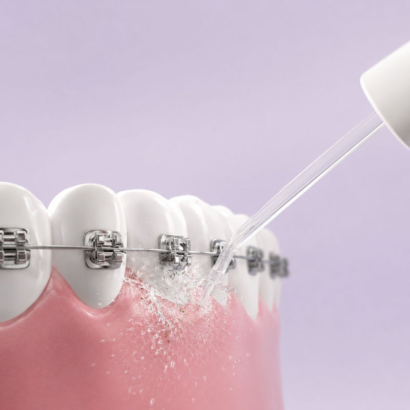 Especialmente eficaz para ortodoncia, implantes y encías sensibles