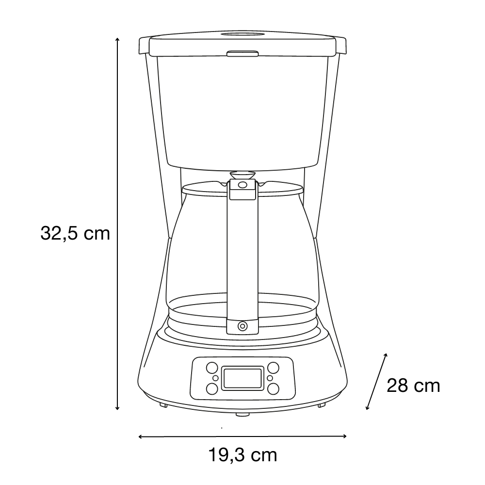 Cafetera Solac Stillo CF4028 – Programable, 12 tazas – Shopavia