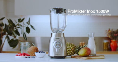 Liquidificador de vidro Pro Mixter Inox 1500W