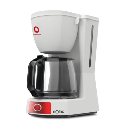 Cafeteira em tela em branco