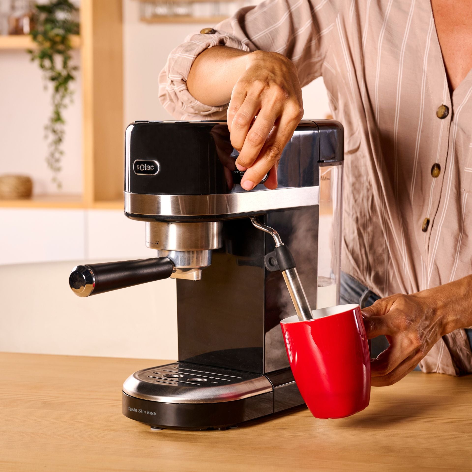 Cafetera espresso Solac CE4523 Taste Slim ProCap, compatible cápsulas