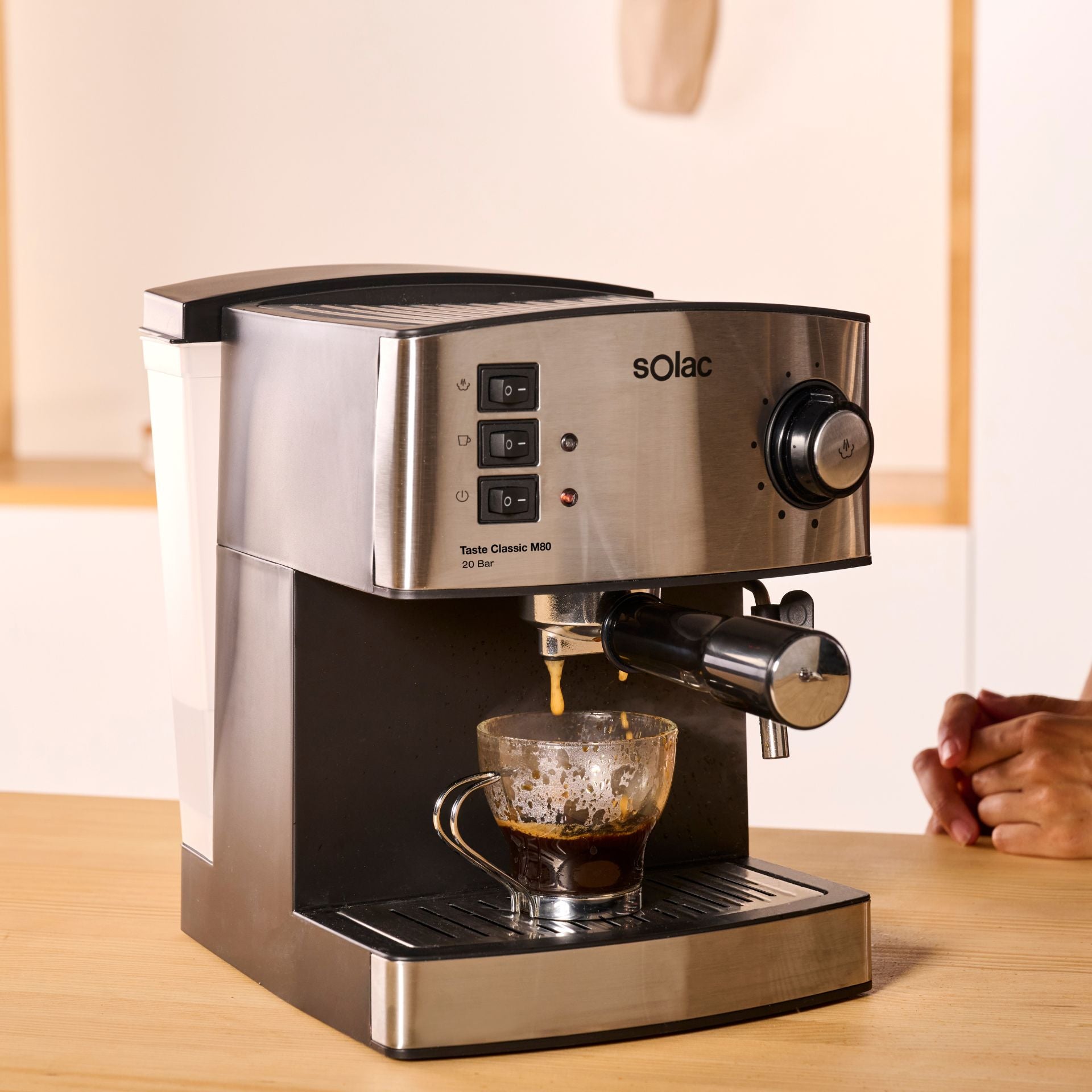 Ciro Tremendo Rápido Cafetera Espresso Taste Classic M80 Inox – sOlac