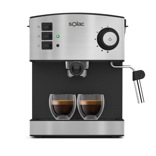 129,47 € - Cafetera Solac Espresso CE4502 20Bar 1050w
